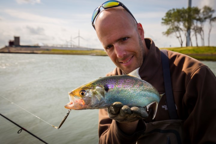 Fint gevangen op een pilkertje